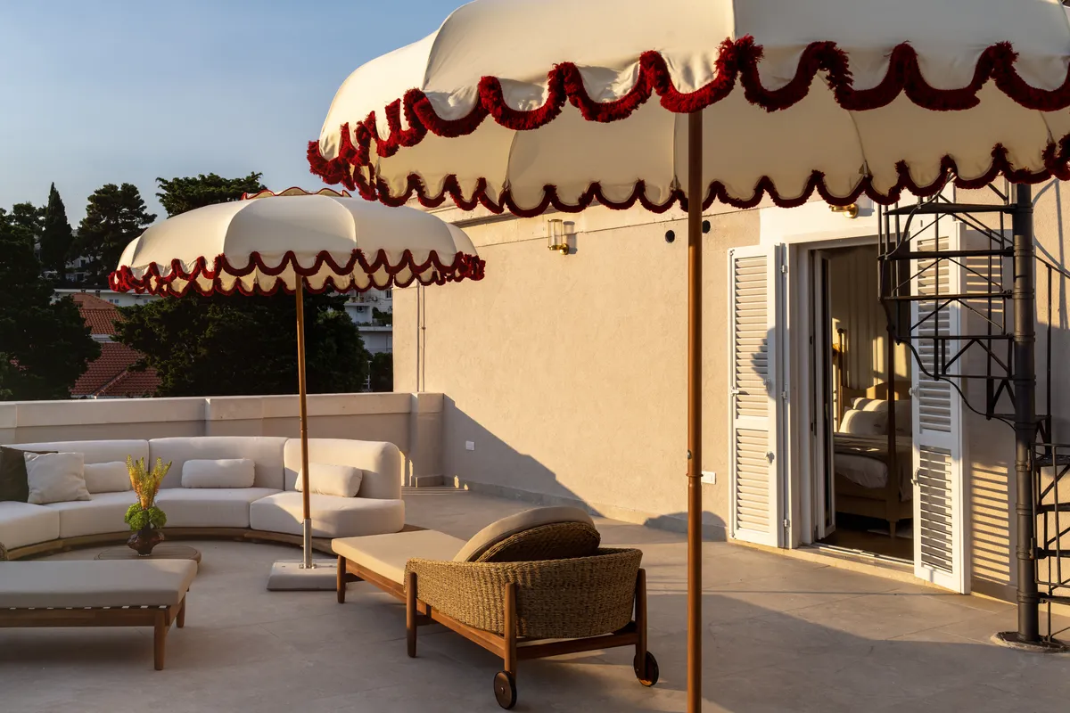 Magnolia Suite private rooftop terrace